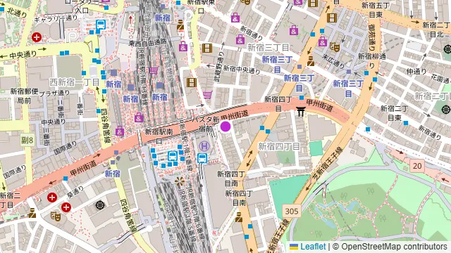 美味か 新宿店の周辺地図