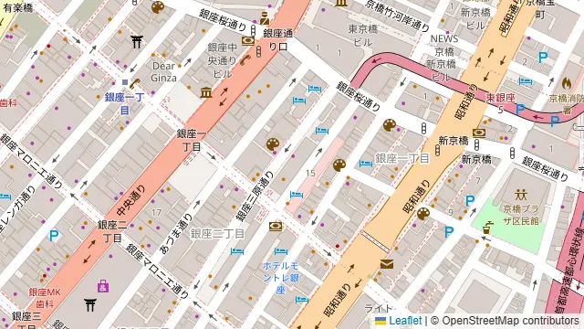 すし土風炉 銀座一丁目店の周辺地図
