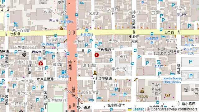 京都七条ミニマルオフィスの周辺地図