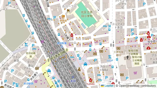 薩摩地鶏と日本酒居酒屋 うぐいす 赤羽店の周辺地図