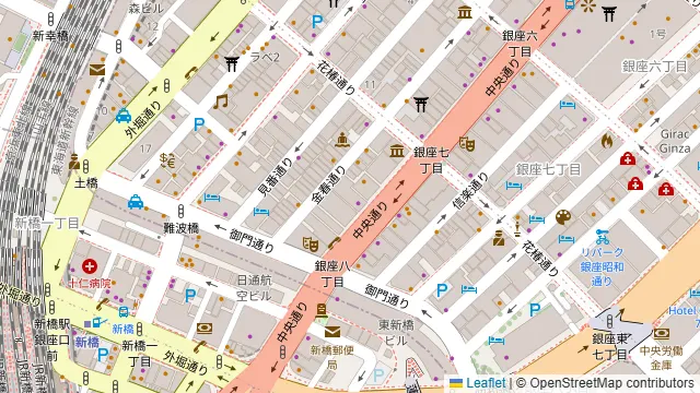 銀座 Bar Seniorの周辺地図