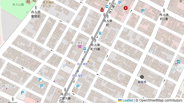 ROOM68(ルームロバ)舟入幸町の周辺地図