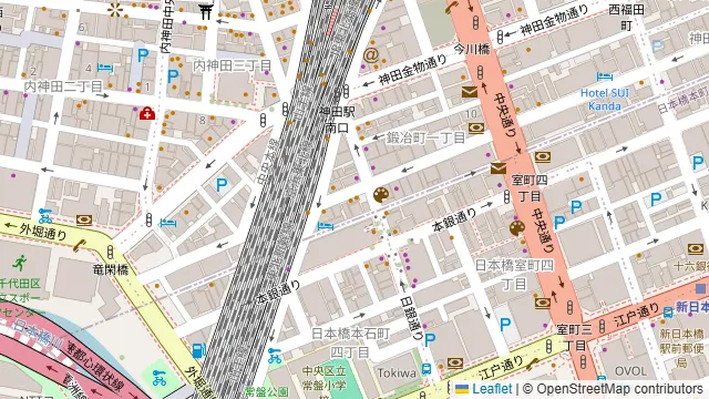 東北うまいもん酒場 伊達男 神田本店の周辺地図