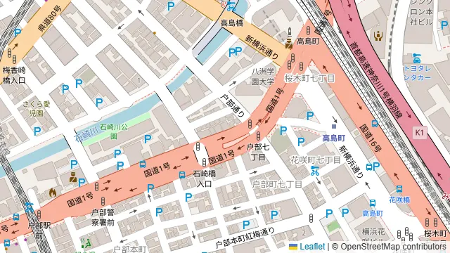 Prime Board 横浜の周辺地図