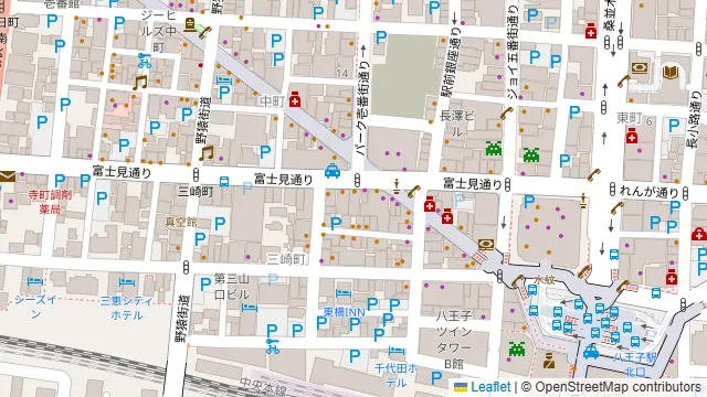 Darts UP 八王子店の周辺地図