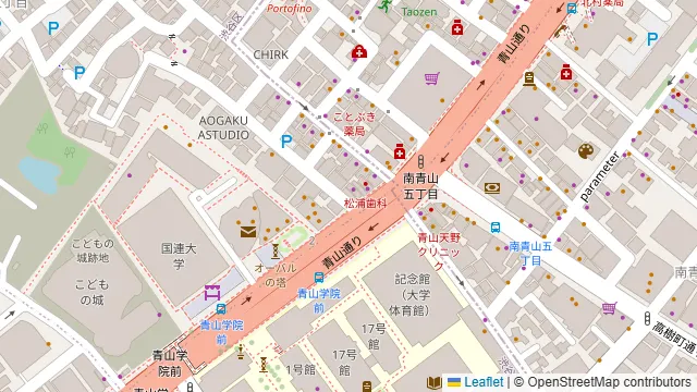 MATOI-YA 表参道店の周辺地図