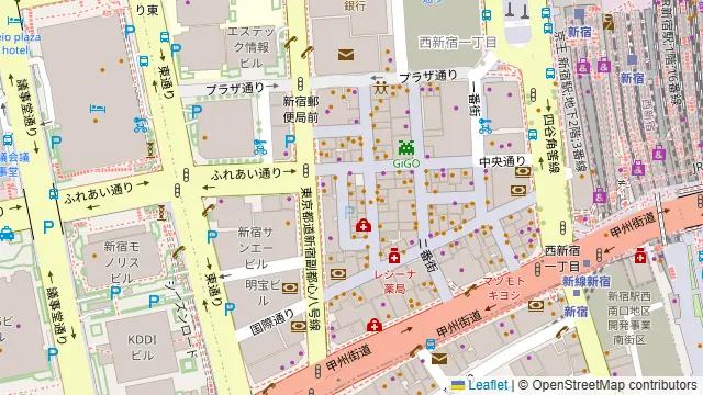 イタリアン&ワインバル ビアージョ 新宿の周辺地図