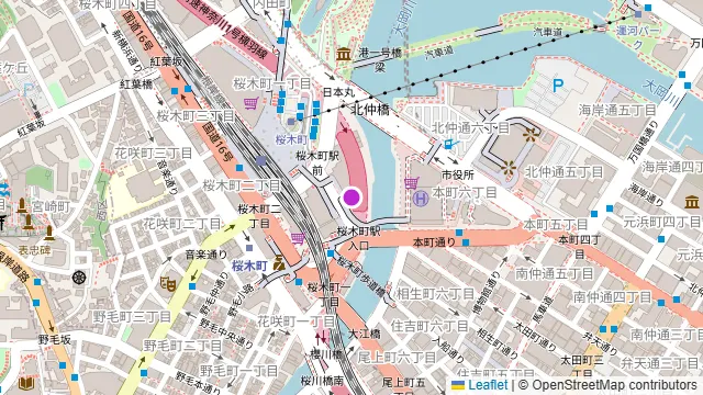 TGIフライデーズ みなとみらい21 クロスゲート店の周辺地図