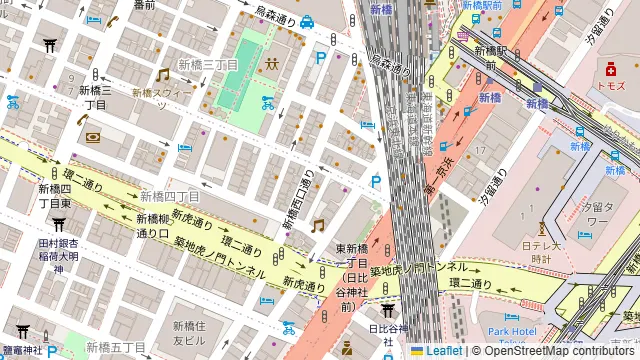 BAR PIPOPIPO 新橋の周辺地図