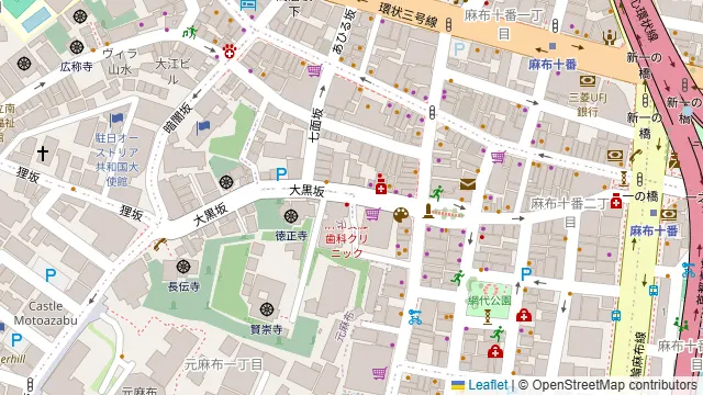 Grill & Pasta es 麻布十番の周辺地図
