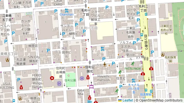 studio owl 錦糸町店の周辺地図