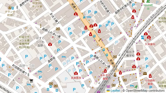 ジーニーズ 町田店の周辺地図