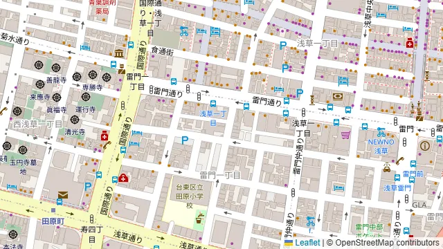 アーバンスペース浅草の周辺地図