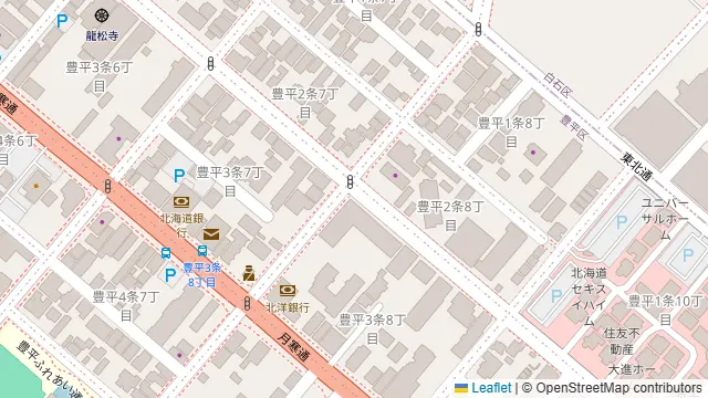 週末の牧場の周辺地図