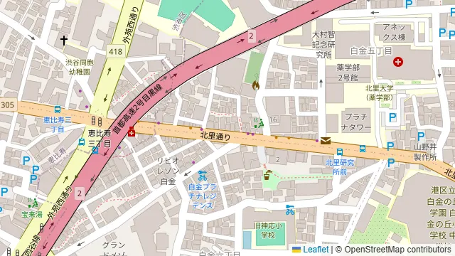 よるのキッチンの周辺地図
