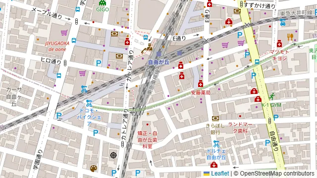 オプティマムイーツ レストラン&ジムの周辺地図