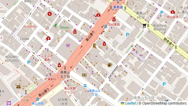 Robin Clubの周辺地図