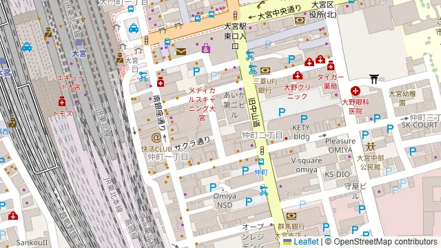 沖縄料理 うさぎや 埼玉大宮店の周辺地図