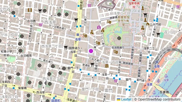 SALVATORE CUOMO & BAR 浅草の周辺地図