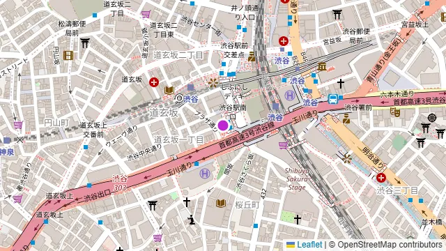 CÉ LA VI TOKYOの周辺地図