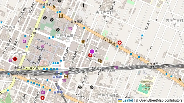 ROOMs 吉祥寺CHINEMAの周辺地図