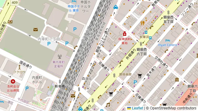 ネオ大衆酒場 馬る-Tokyo- 銀座コリドー街店の周辺地図