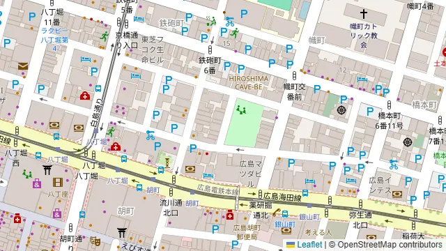 レンタルスタジオ幟町202の周辺地図