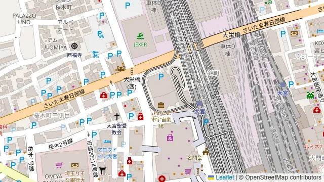 中国料理 東天紅 JACK大宮店の周辺地図