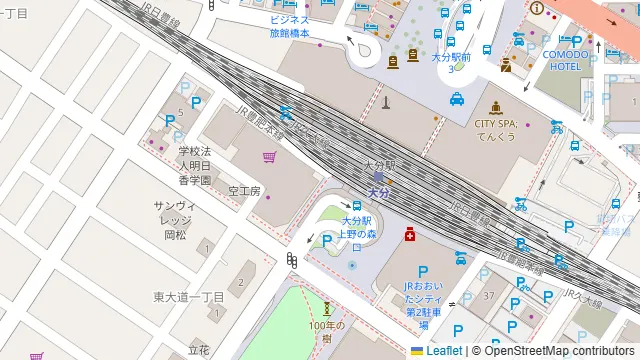 銀乃しゃり 大分駅南店の周辺地図