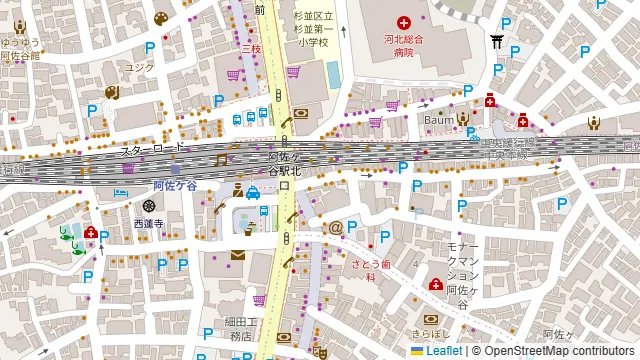 はせ川の周辺地図