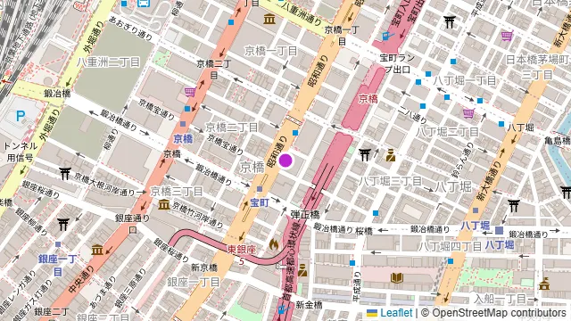 ナチュラルスペース銀座の周辺地図
