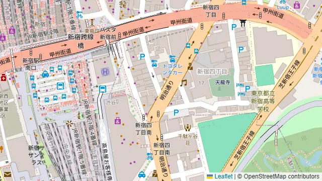 3rd Place 新宿の周辺地図