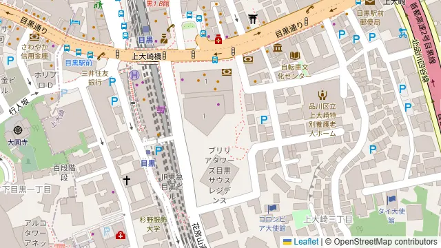 目黒ボスケ(BOSQUE)の周辺地図