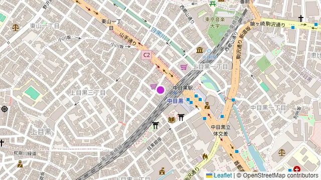 兜 中目黒 別邸の周辺地図