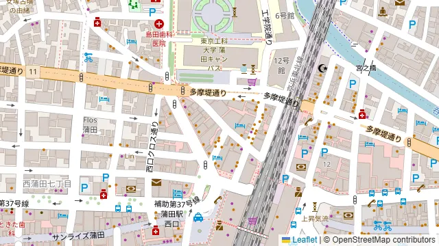 くいもの屋 わん 蒲田店の周辺地図