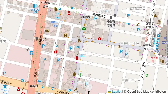 焼肉梵天の周辺地図