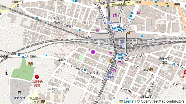 チーズ&ワイン Le.Lien(ル・リアン)立川の周辺地図