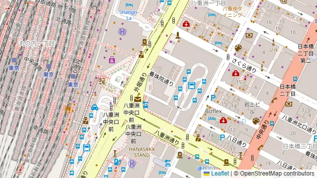 TKP東京駅カンファレンスセンターの周辺地図