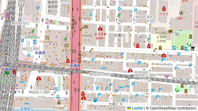 秋葉原ダイニング ラフィーネの周辺地図