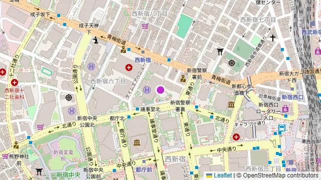 ザ サクラ ダイニング トウキョウの周辺地図