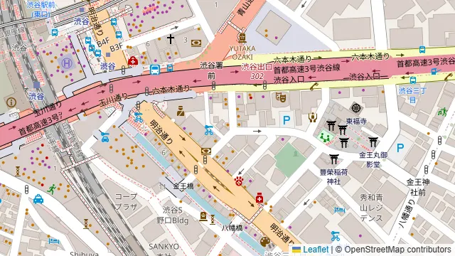 カラオケ &ダーツバー渋谷JETジェットの周辺地図