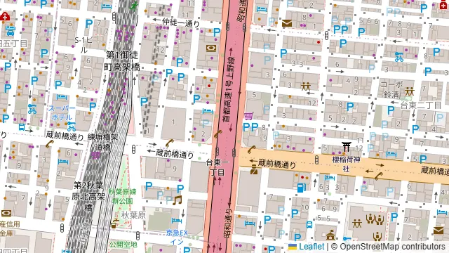 秋葉原ダイニング ラフィーネの周辺地図