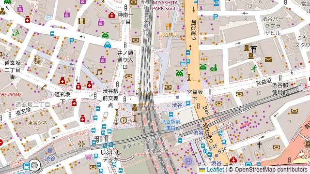 貸切ラウンジ & Bar THE PUBLIC STAND 渋谷店の周辺地図