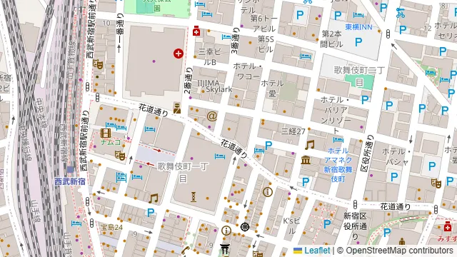 THE27CLUBの周辺地図