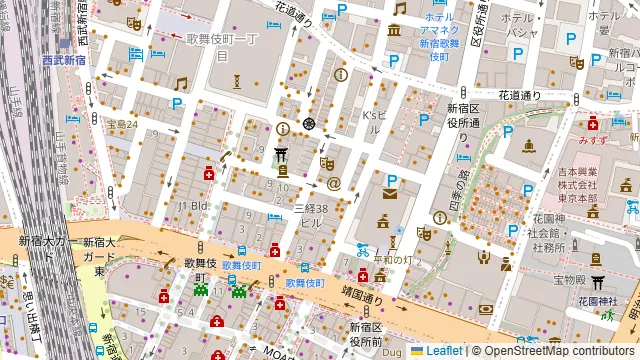 クラブ&バー カサブランカの周辺地図