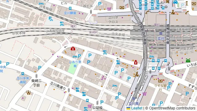 チーズ&ワイン Le.Lien 立川の周辺地図