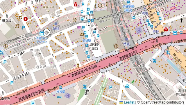 CÉ LA VI TOKYOの周辺地図