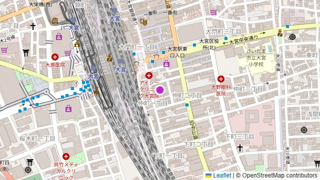 海鮮番屋 完全個室居酒屋 椿 大宮店の周辺地図