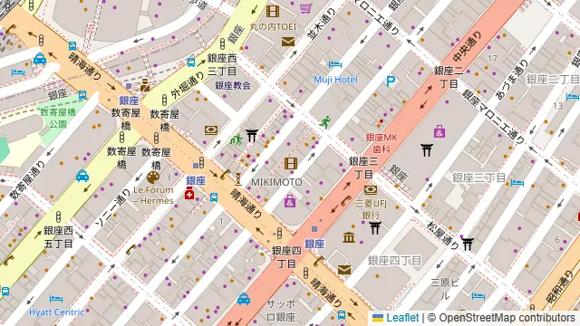 TIME SHARING 銀座 旗ビル roomCの周辺地図
