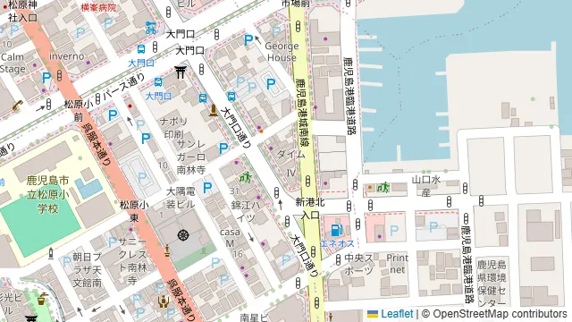 おしゃれで綺麗なスタジオ南林寺町の周辺地図